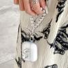 Laser Love Transparent AirPods Pro1 Earphone Case New Third Generation Beads Second Generation Bow Chain