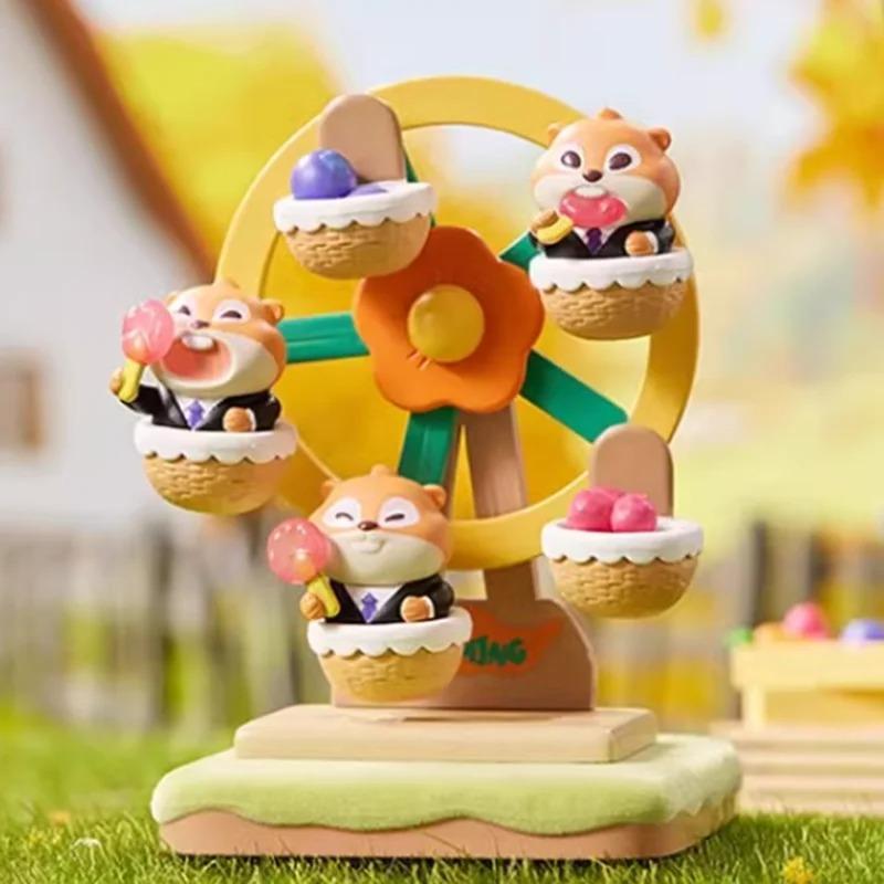 MINISO Disney Zootopia Seria Grădina de Toamnă Jucării Cutie Surpriză Kawaii Anime Figurină de Acțiune Cutie Caja Surpriză Cutie Misterioasă Păpuși Fată