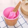 1 Set -Candy Colored Ice Cream Shaped Plastic Bowl, Dessert Ice Cream Bowl