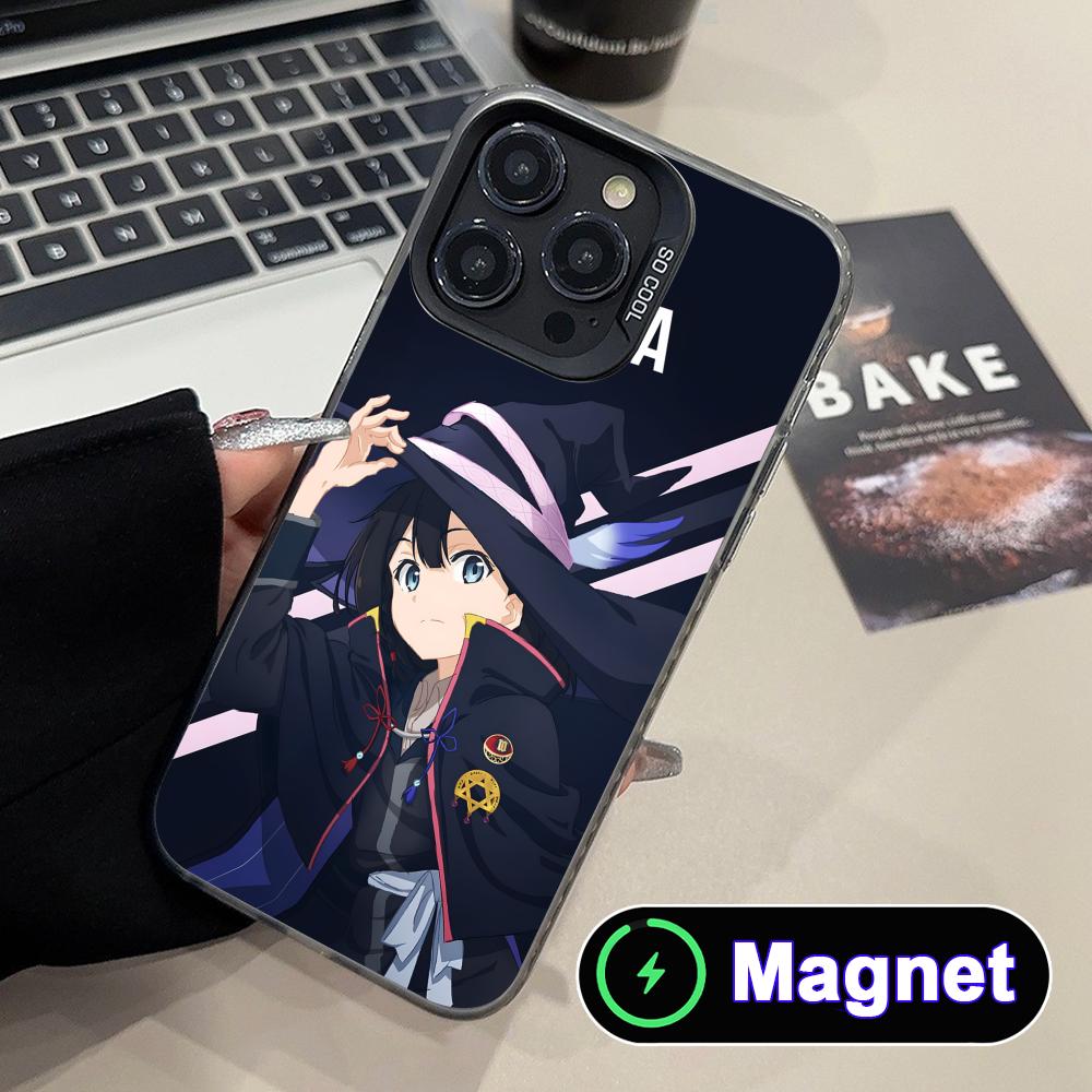 Wandering Witch Saya Phone Case for iPhone 17 16 15 14 13 12 11 Air Pro Max Plus Colorful Silver MagSafe Cover