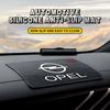 W11/2Pcs Silicone Car Dashboard Non-Slip Mat Phone Holder Anti-skid Pad For Opel Astra H Mokka Zafira Corsa Vectra /Car Valve Cap