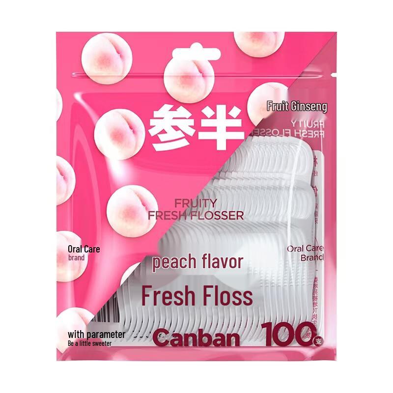 Canban Fruit Flavor Dental Floss Sticks