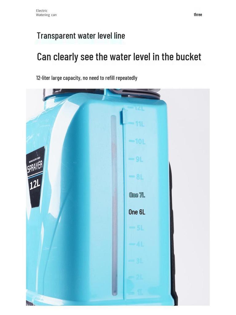 Lithium Battery Backpack Smart Sprayer: High-Pressure Electric Pesticide Sprayer for Gardens