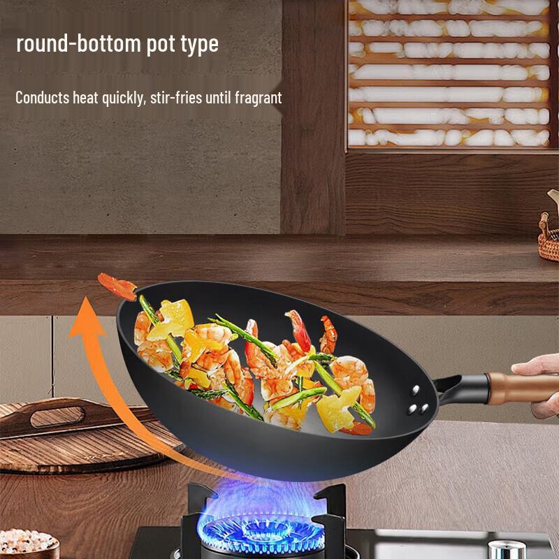 Supor 30cm Cast Iron Wok