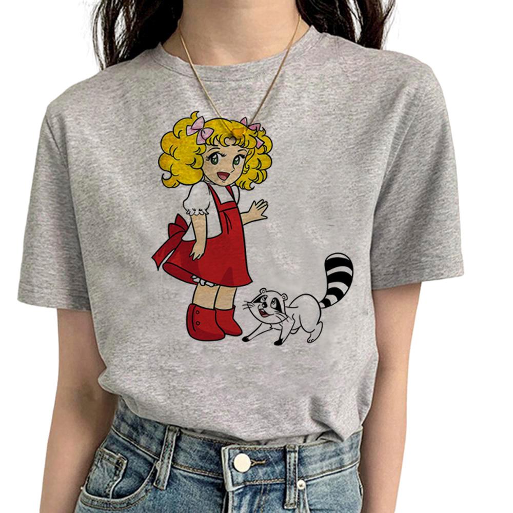 Candy Candy tshirts Women comic designer harajuku top girl comic funny designer clothes