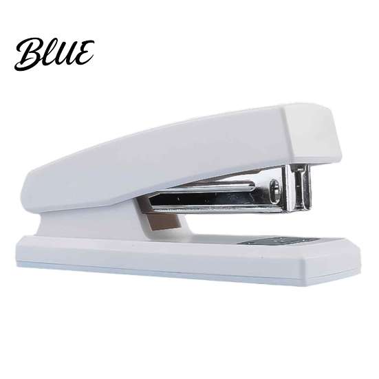 Minimalist Morandi Color Stapler Mini Stapler with Ergonomic Curved Design Handheld for Students And Teachers Office School Home Use Desktop Gadget
