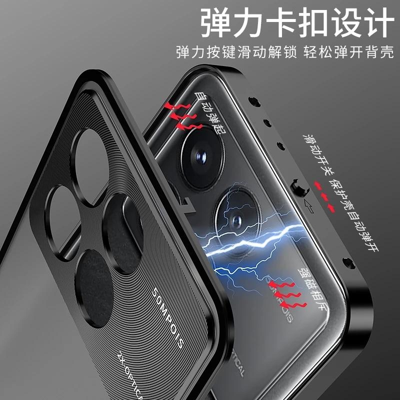 Alloy Metal Lens Protection Case For POCO X6Pro X7 Pro Transparent Tempered Glass Hard Shockproof Cover Bumper For POCO F7 Ultra