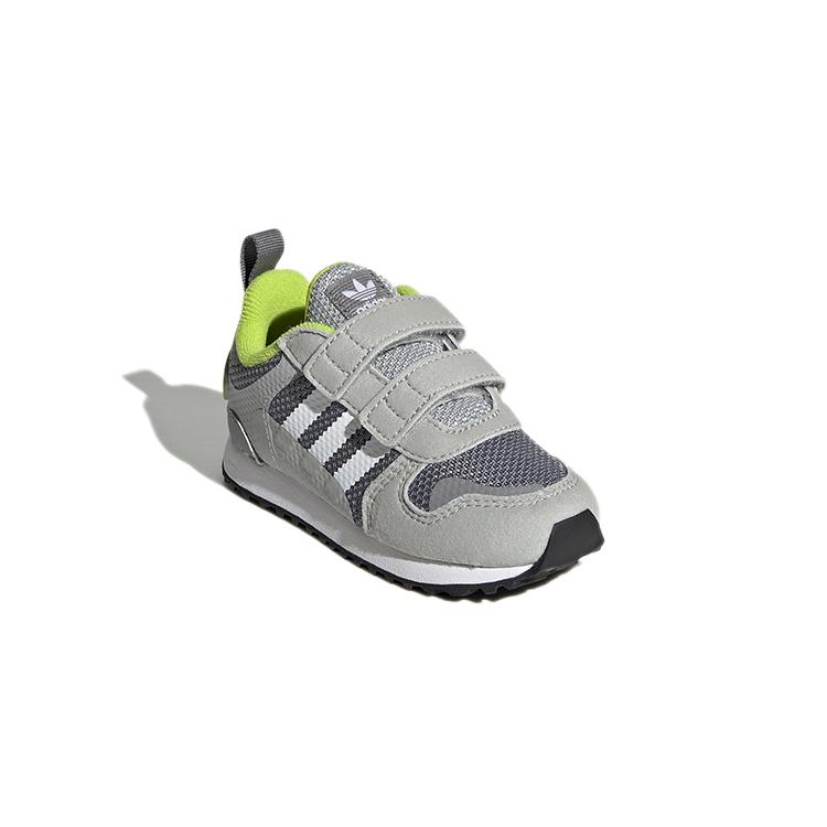 Adidas Originals ZX 700 HD CF I Suede Abrasion Resistant Low top Toddler Shoes Gray Infant And Toddler GZ7517