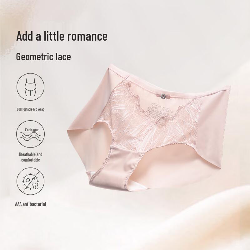 

Женские кружевные бесшовные трусы средней посадки Anlifang 2XL