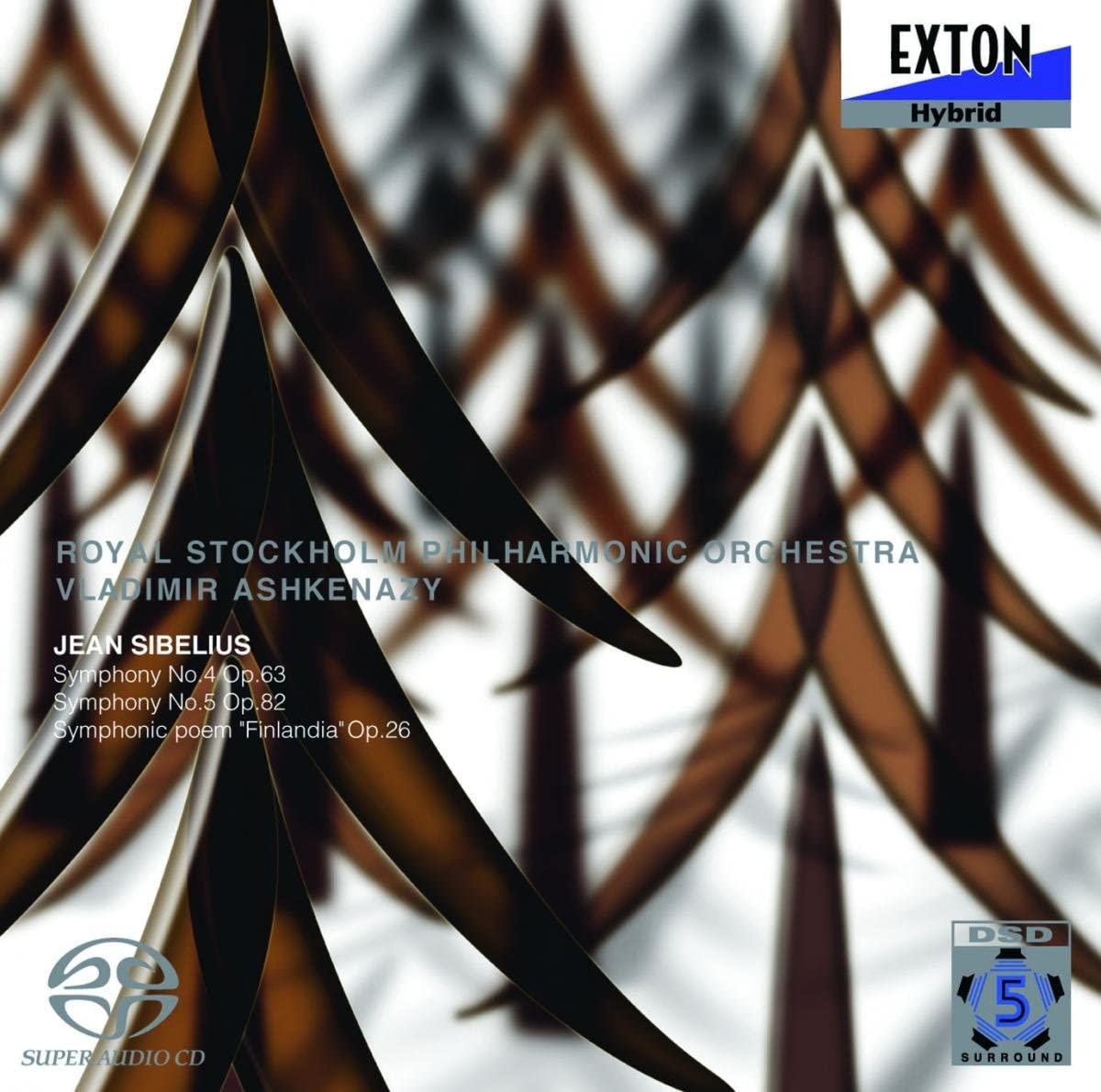 

CD ROYAL STOCKHOLM POASHKENAZY Sibelius Symphonies 4 5 OVCL00282 Exton 2007 Japan Obi Classical