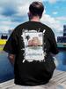 T-shirt - White Casual Summer Beach Vacation Shirt with Back Print