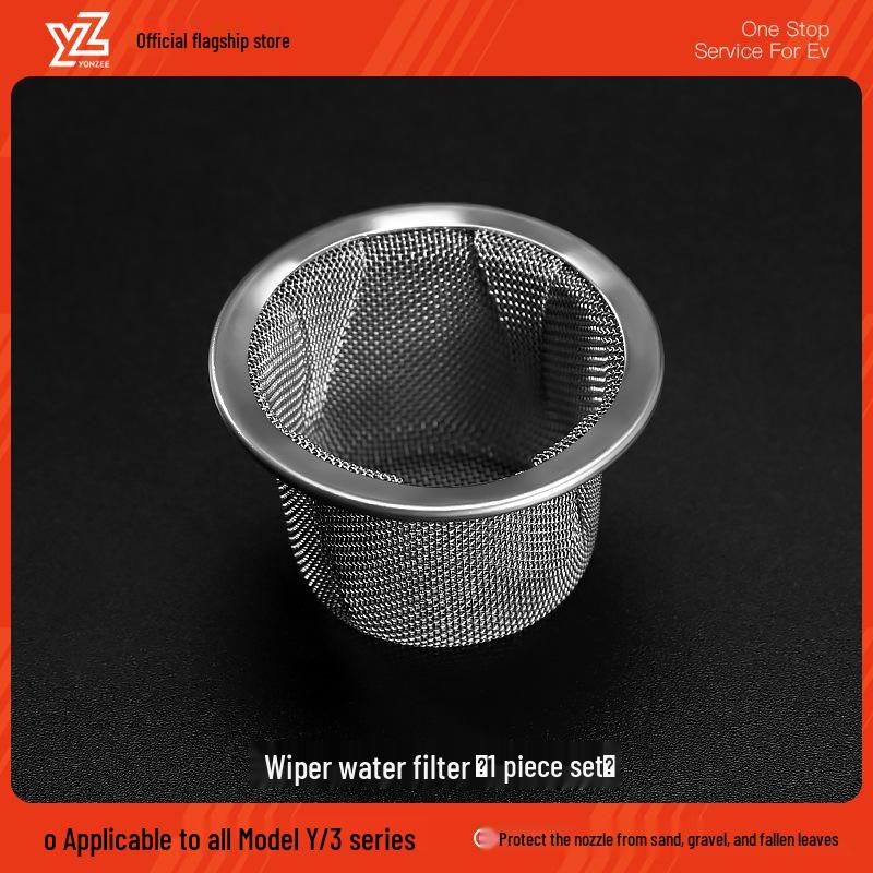 Compatible Wiper Water Filter for New Tesla Model Y Refresh - Windshield Washer Fluid Refill Accessory