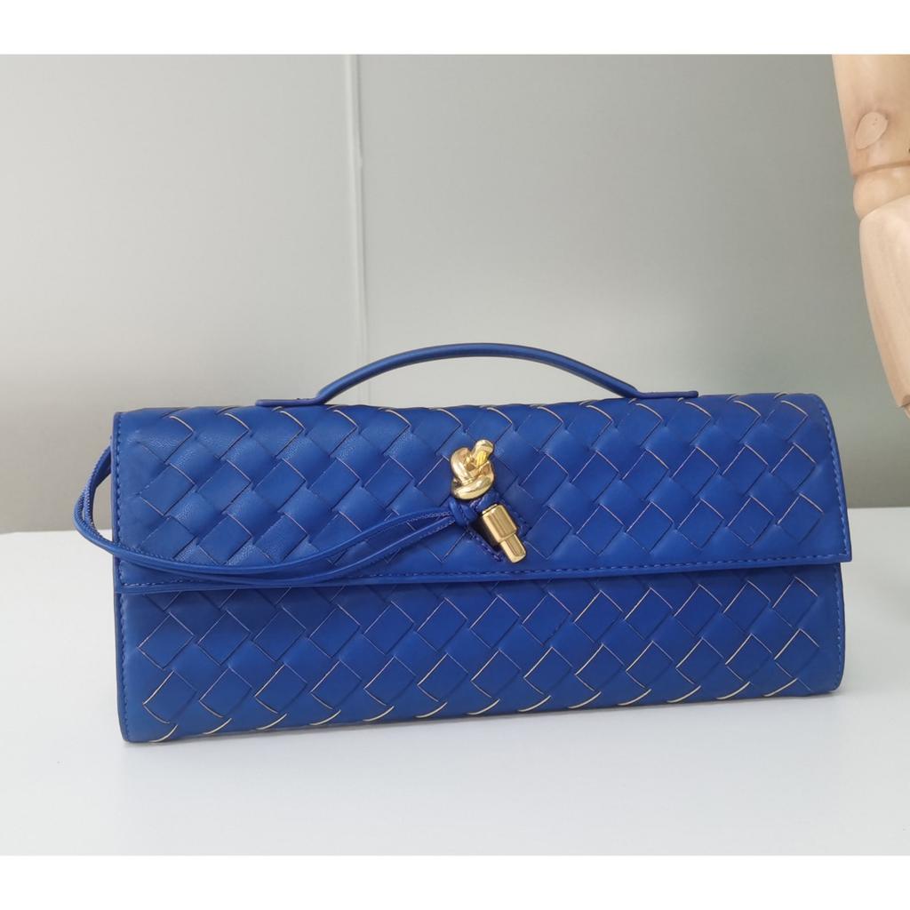 Nischen Strick Ein Schultertasche Mode Horizontale Clutch Akkordeon Damen Schräg Umhängetasche