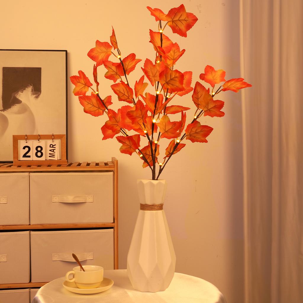 LED Branch Light for Vase Lighted Branches Battery Operated Artificial Tree Branch LED Fairy Artificial Flower Twig Stick Lights