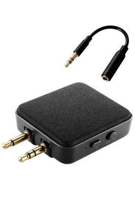 ELECOM Bluetooth Transmitter Receiver Continuous Bluetooth Version Playback for and Car Can Be Used While Simultaneous Connection of Two & (Receiver +