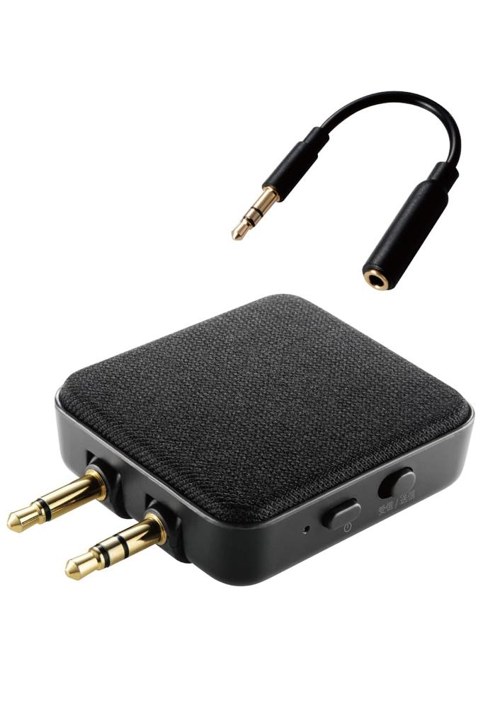 ELECOM Bluetooth Transmitter Receiver Continuous Bluetooth Version Playback for and Car Can Be Used While Simultaneous Connection of Two & (Receiver +