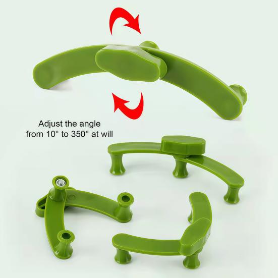 5Pcs Plant Training Benders Adjustable Branch Straightener Tool for Bonsai Trees Gardening Durable Plastic Bend Clips To Shape And Support Plant