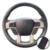 Braid Perforated Artificial Leather King Ranch Lariat Platinum XL XLT 2015-2017 Volant Steering Wheel Cover For Ford F-150