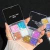 Dikalu Four-Color Glitter Eyeshadow Palette