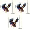 Unique 2d American Bald Eagle Independence Day Car Hanging Ornament Acrylic Dcor
