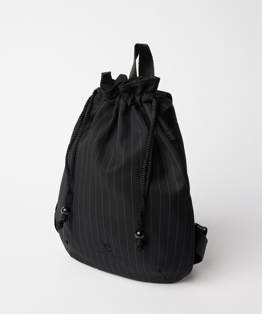 Sumumbonum Stripe String Backpack [Black]