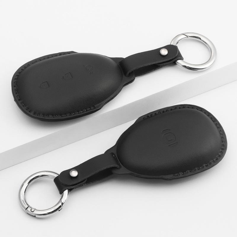 Changan Qiyuan A07 Key Case, High Appearance Model, Men's Black Protective Shell (2023).