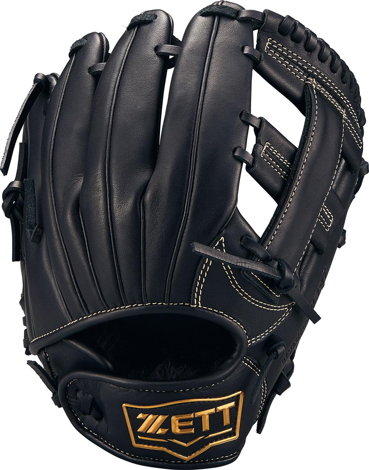 

ZETT Youth Baseball Ground Hero Black BJGB76525F Glove, All-Around, Left-Handed Throw, (1900), Size Small,
