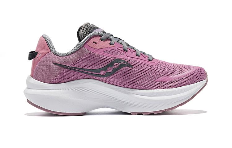 Women's Sneakers Saucony Axon 3 Mesh Breathable Cushioning Low top Casual Running Shoes Women's Pink