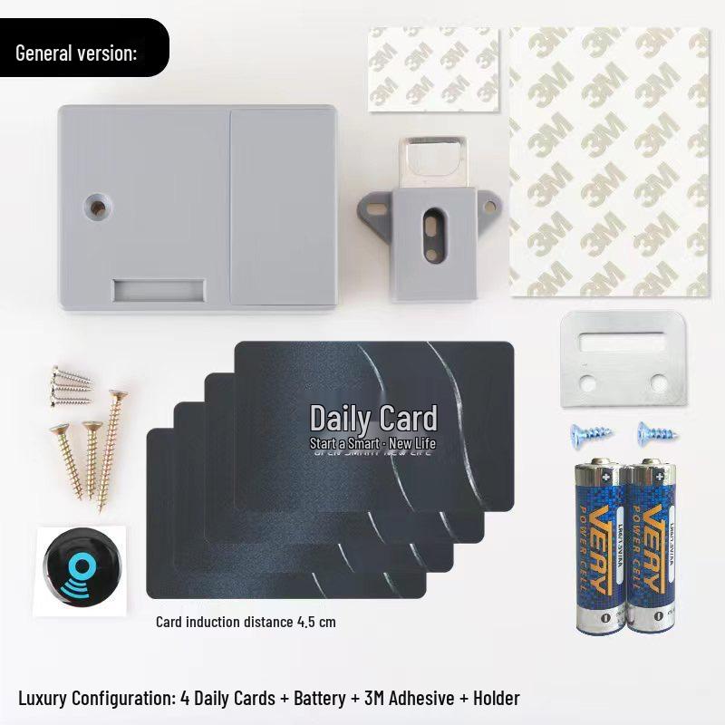 Electronic Smart Induction Invisible Lock for Cabinets and Wardrobes