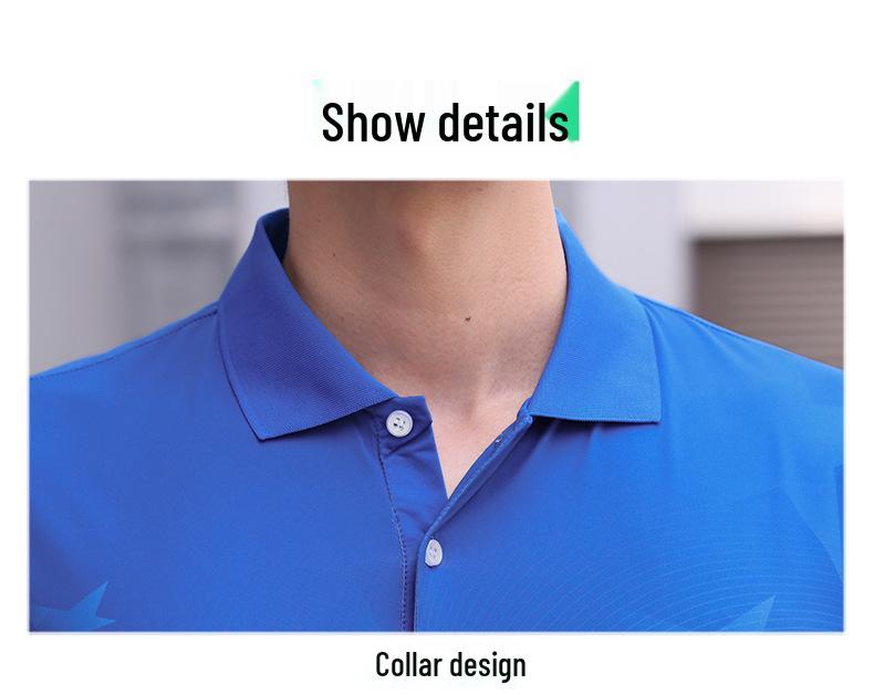 Short Sleeve Quick-Dry Sportswear Set: Custom Polo Shirt for Group Work with Logo Printing