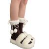 Plush Balls Winter Socks Women Y2K Coral Fleece Socks Kawaii Woolen Lolita Socks  Winter