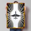 Airliner Plane Bottom View Metal Poster Customized Wall Art Retro Vintage Tinplate Signs for Office Decoration Room Coffee Bar