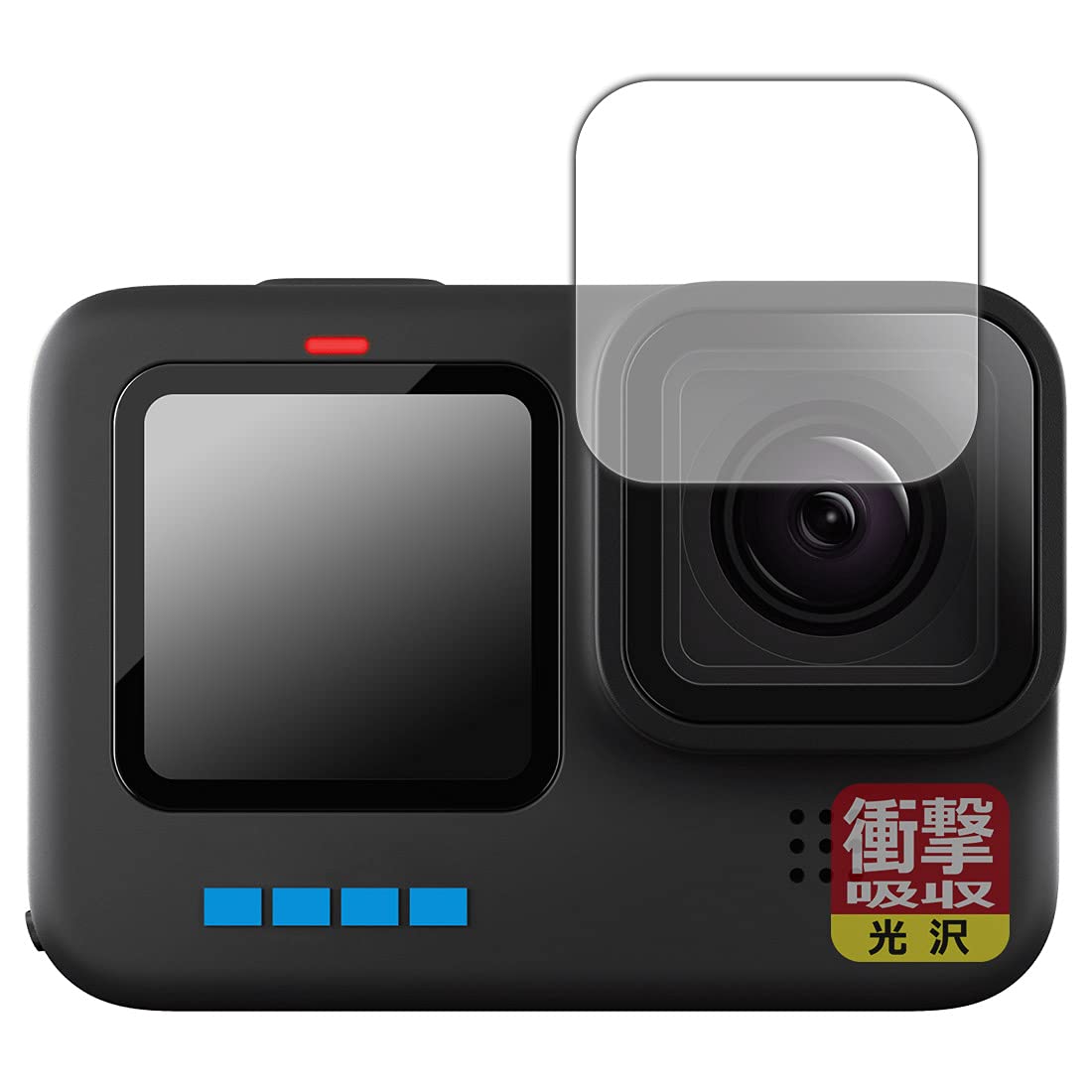 

PDA Kobo GoPro HERO10 Black Protective Film Made in Japan Shock-Absorbing [Glossy] [For Lens] Shock-Resistant