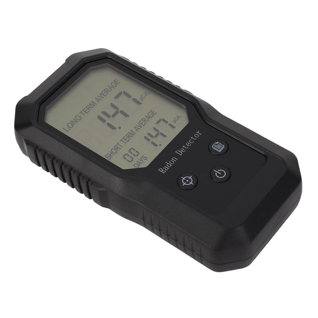 2026 Professional Digital Radon Detector Portable Radon Gas Tester for Home Long and Short Term Results Display Battery Powered Radiation Detector
