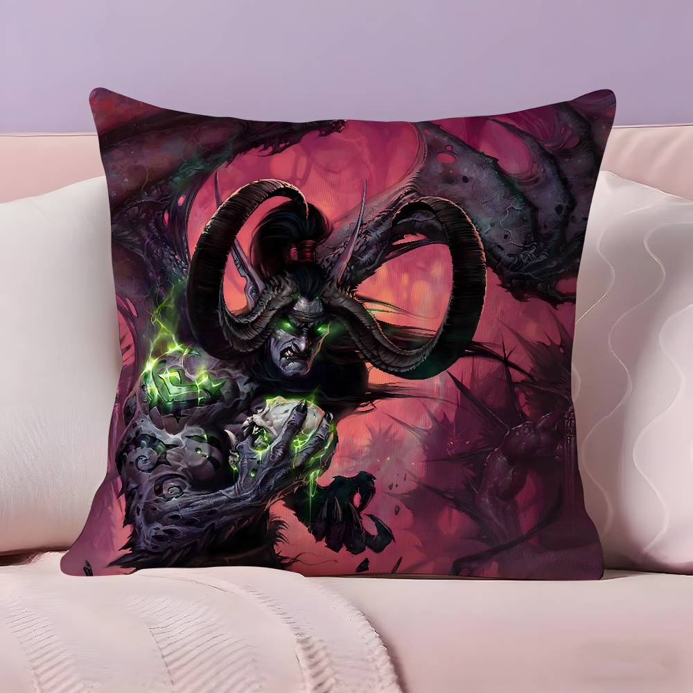 Warcrafts of World W-WOW Pillow Case Pillowcase Ultra Soft Skin Friendly Fabric Cloud Like Comfort & Concealed Zipper