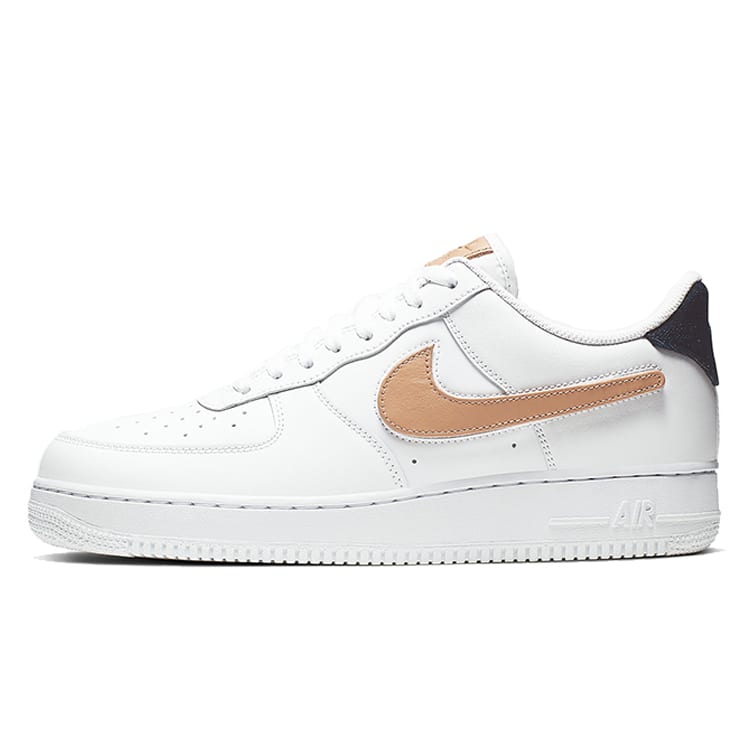 Nike Air Force 1 Low Removable Swoosh Pack White Vachetta Tan CT2253-100