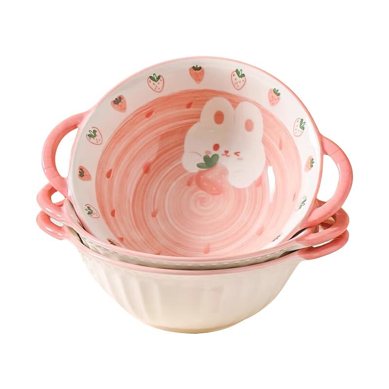 Коллекция керамической посуды Peiersen Underglaze Strawberry Rabbit