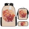 Luxury Novelty Peculiar Cool Anime Cartoon 3D Print 3pcs/Set pupil School Bags Laptop Daypack Backpack Lunch bag Pencil Case