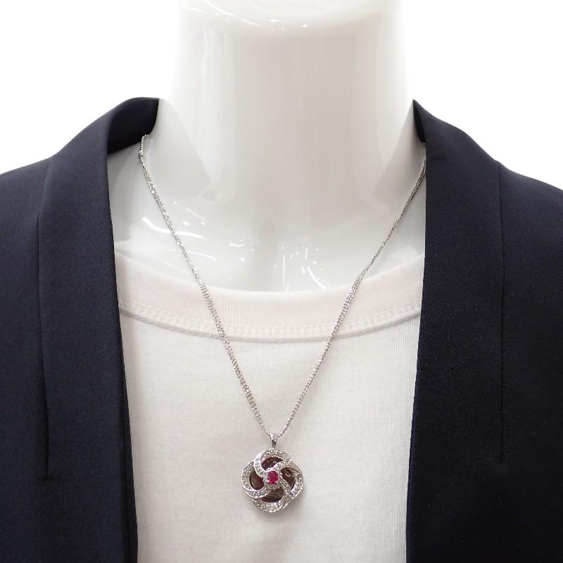no brand  Necklace K18 white gold Women