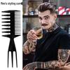 Men's Pompadour & Styling Fishbone Comb