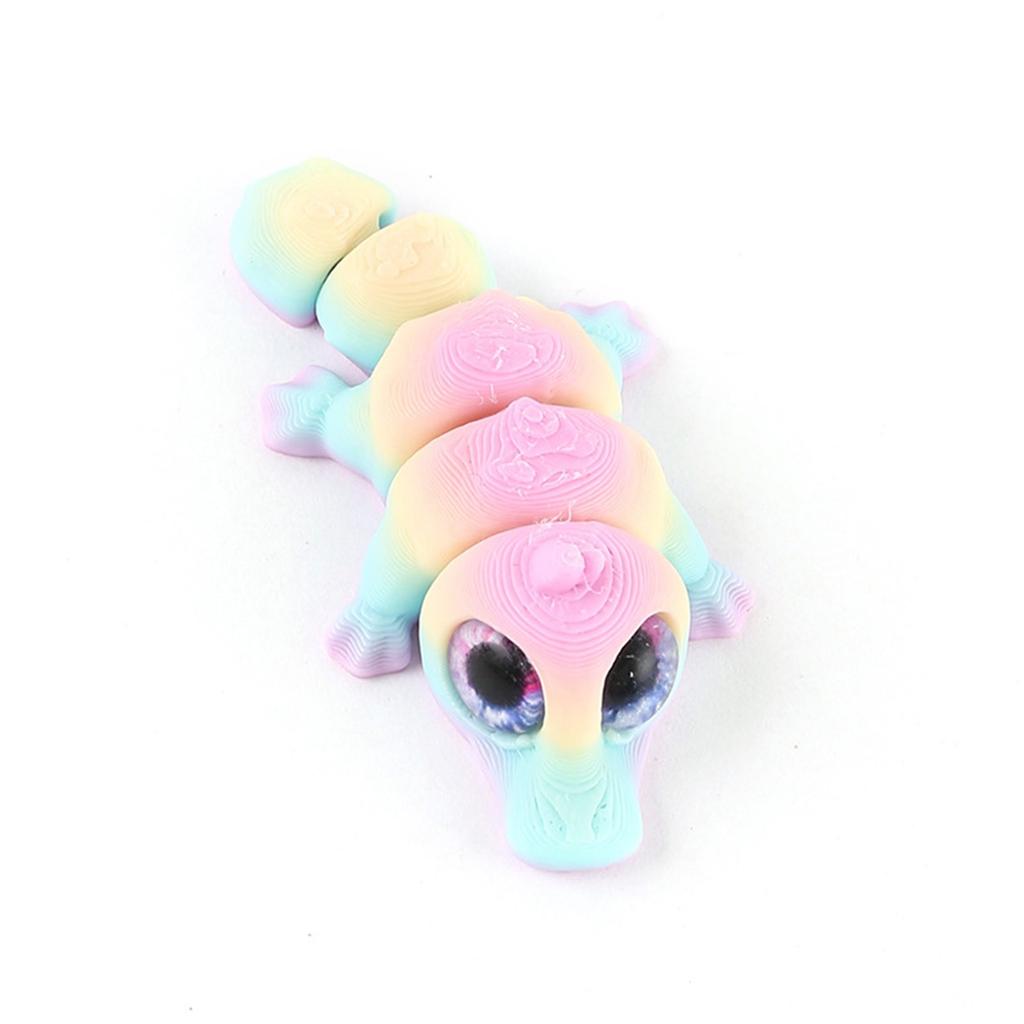 3D Printed Multi-color Real Eyes Movable Eyeballs Gradient Hand-made Model Animal