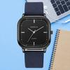 Square Dial Wristwatches Minimalist Design Business Wristwatch Fashion Quartz Watch  Business Wear