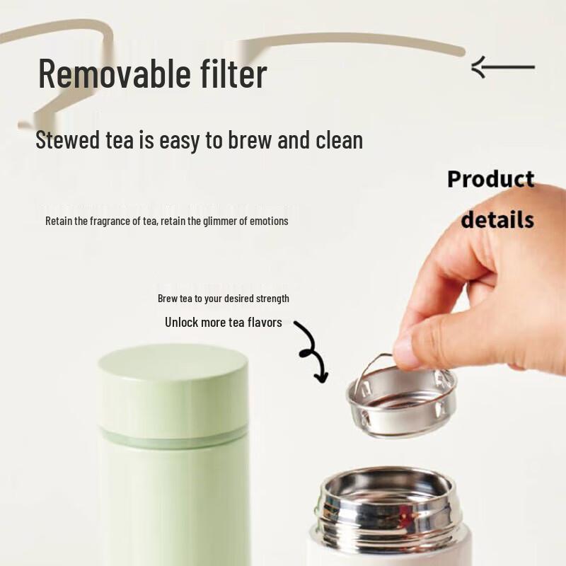 LOCK&LOCK 450ML Tea Infuser Stainless Steel Thermos