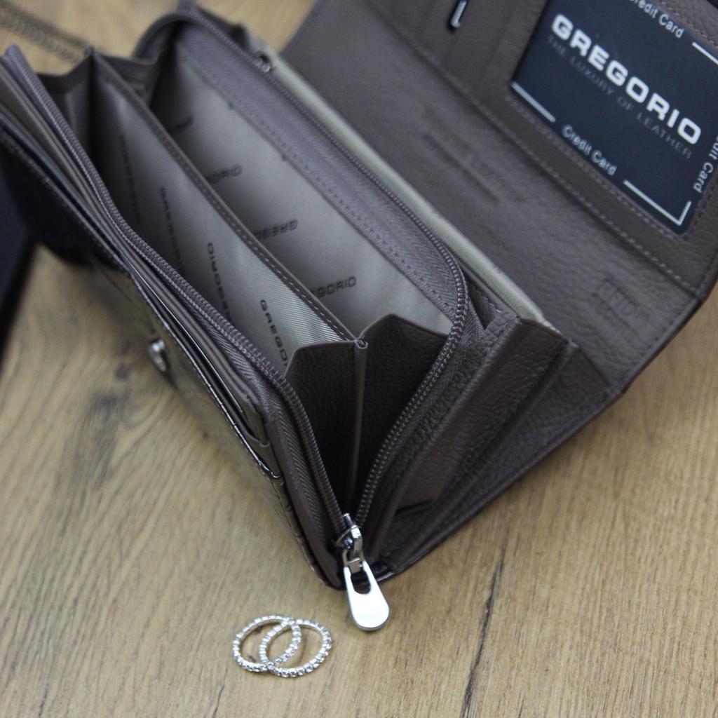 Leder Damen Geldbörse Gregorio BC-106