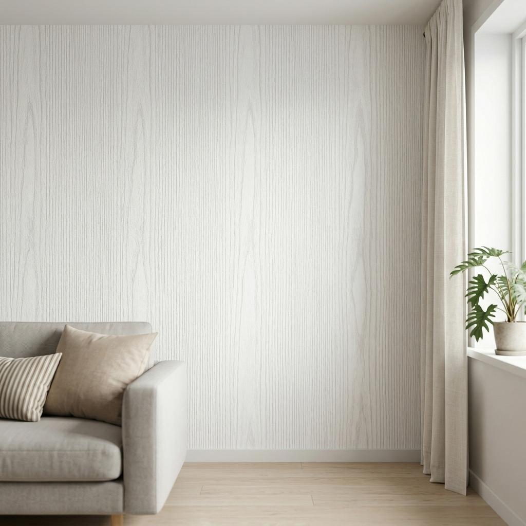 A Roll Of Wood Grain Self-Adhesive Paper Wall Wallpaper