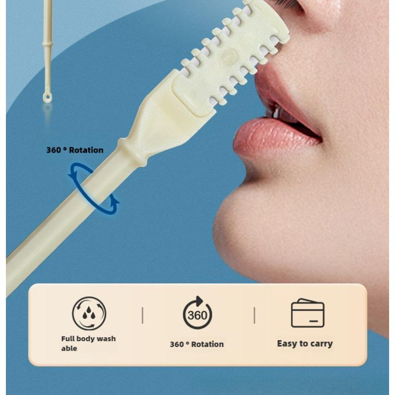Nose hair shaver Manual cleaning Razor shaving special set Men's and women's anti-scratch nostril trimming artifact Double head