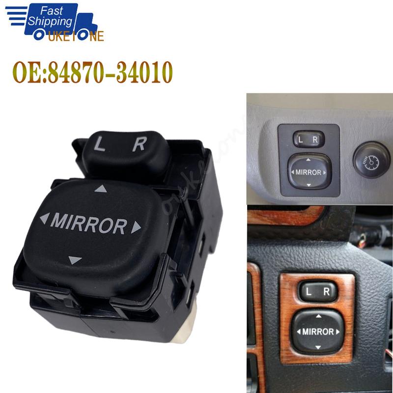 

For Toyota Corolla Camry 4Runner RAV4 Power View Mirror Adjust Switch Button 84870-34010 84870-02040 Car Accessories 84872-52030