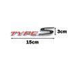 MPC4 OTOKIT 3D Metal Car Front Grill Emblem Auto Grille Badge For Honda Type S Sport Logo Civic Accord Crv Hrv Car Accessories