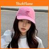 Cotton Baseball Cap For Women With Sun Protection And Letter Embroidery For Casual Summer Wear