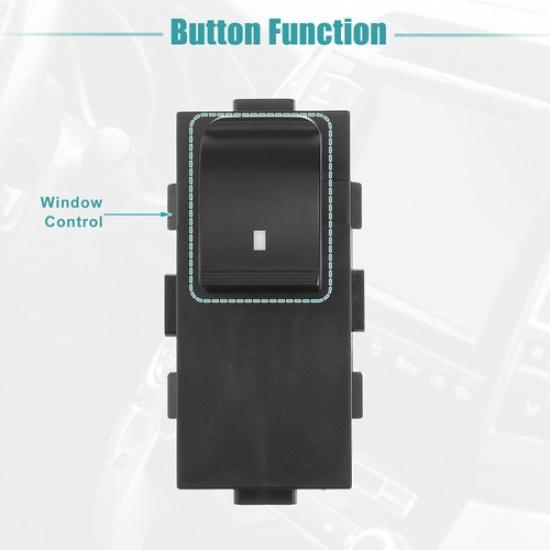 Passenger Rear Window Switch for Chevrolet Avalanche HHR No2289554515888174